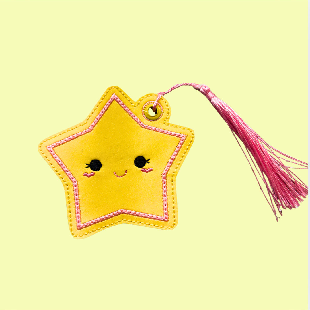 Kawaii Star Shimmer Bookmark