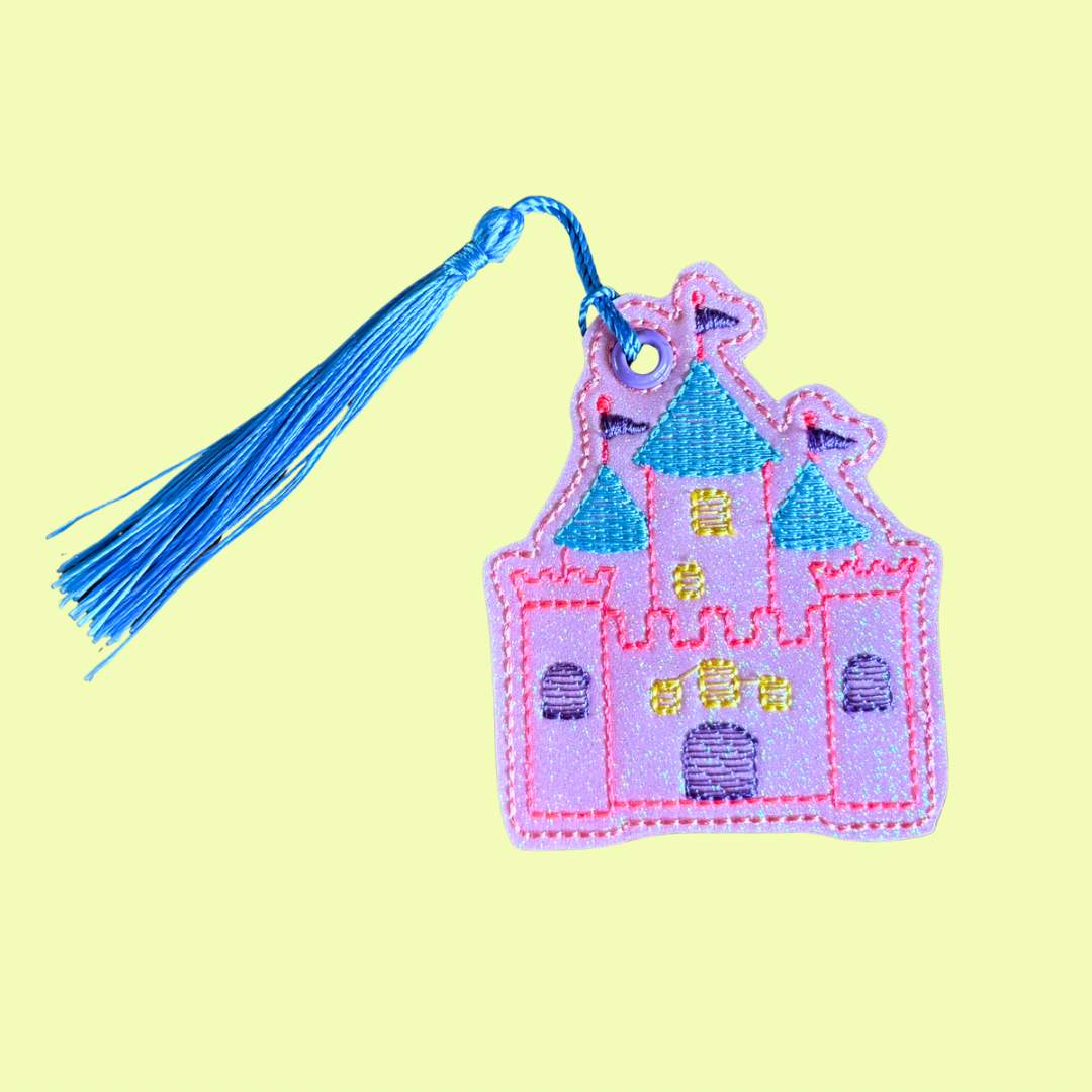 Enchanted Castle Glitter Bookmark