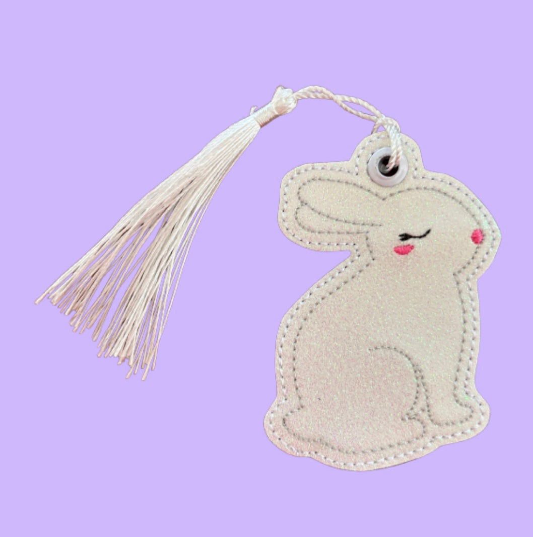 Bunny Glitter Bookmark