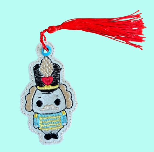 Nutcracker Glitter Bookmark
